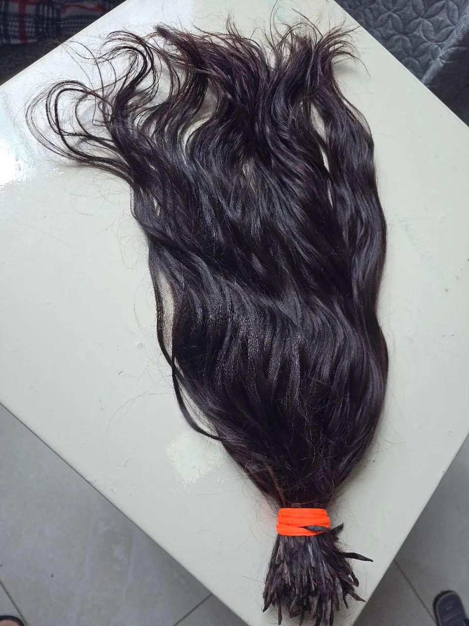 Cabelo Humano cor chocolate.  55cm. 224gr. - Foto 3
