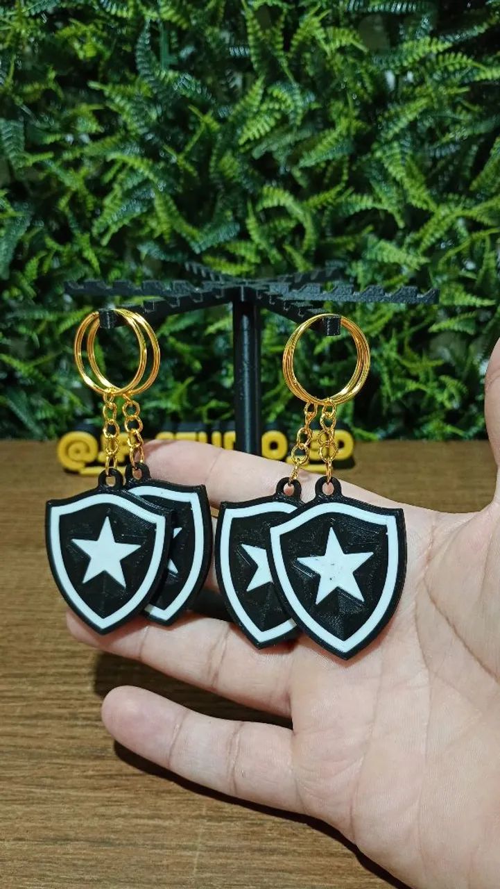 Kit 4 chaveiros do Botafogo - Foto 2