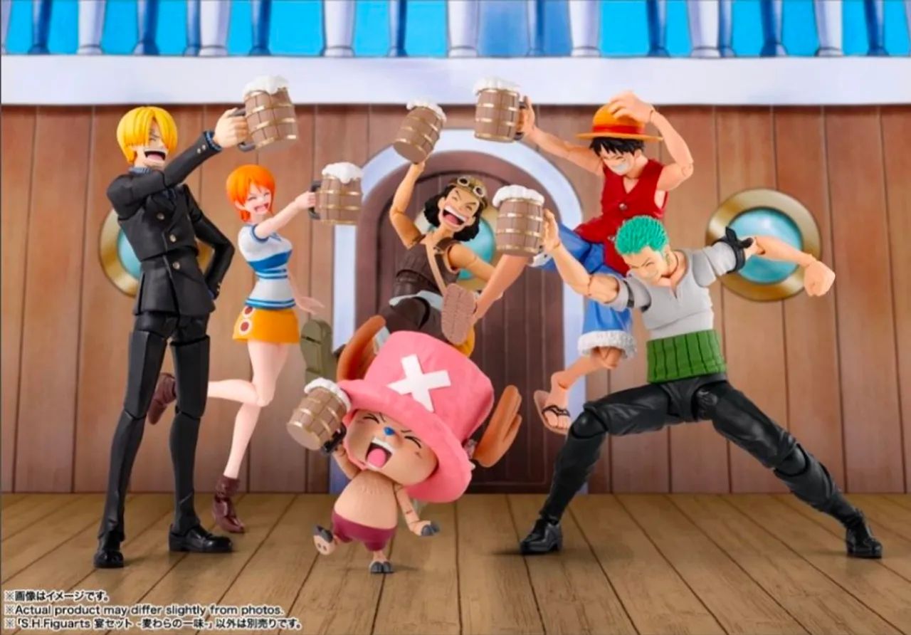 One Piece Sh Figuarts Kit Party Set  - Foto 2