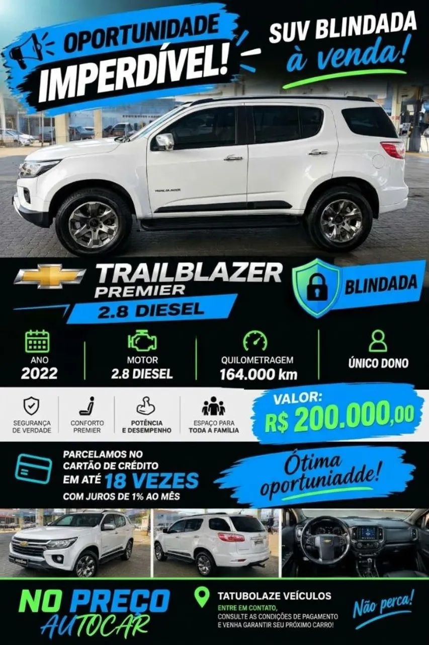 Chevrolet Trailblazer TRAILBLAZER PREMIER 2.8 TB Diesel Aut. 2022