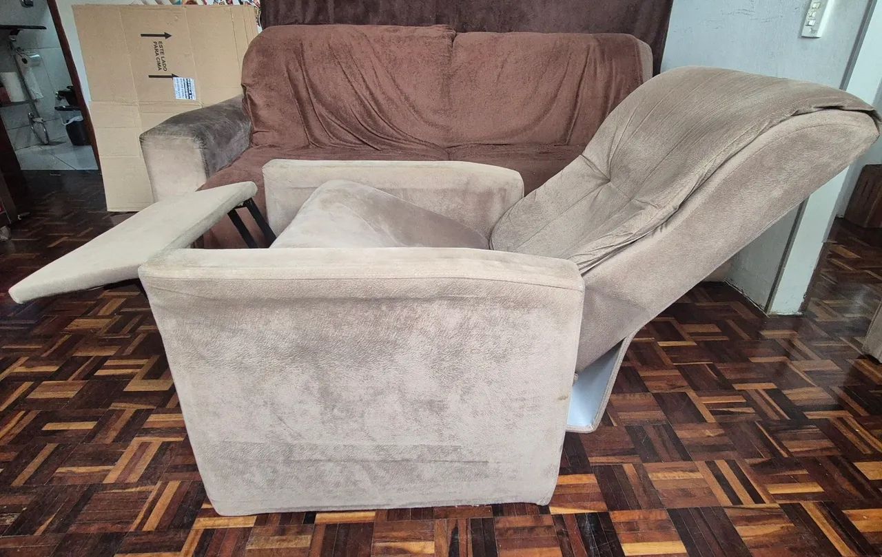 Cadeira do Papai reclinável (conjunto 2 cadeiras) sem defeitos - Foto 4