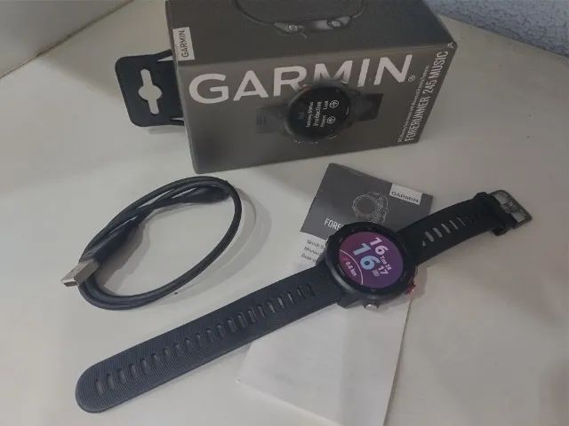 Relogio com GPS e frequencimetro Garmin Forerunner 245 Music - Foto 4