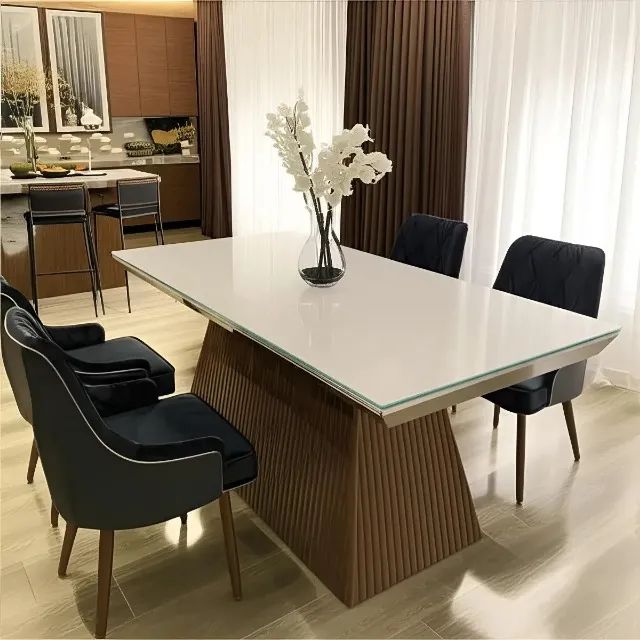 Mesa de jantar 6 lugares com cadeiras  - Foto 4