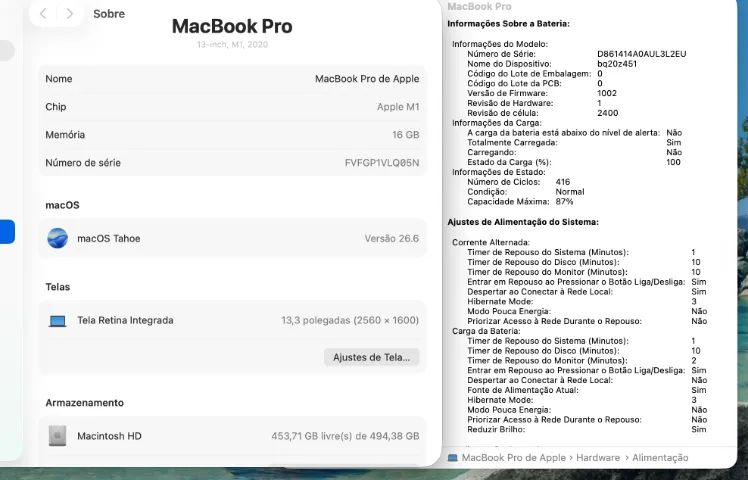 Macbook Pro M1 Touch Bar - 2020 (M1/16g/512g) 13, 3 polegadas - Foto 2
