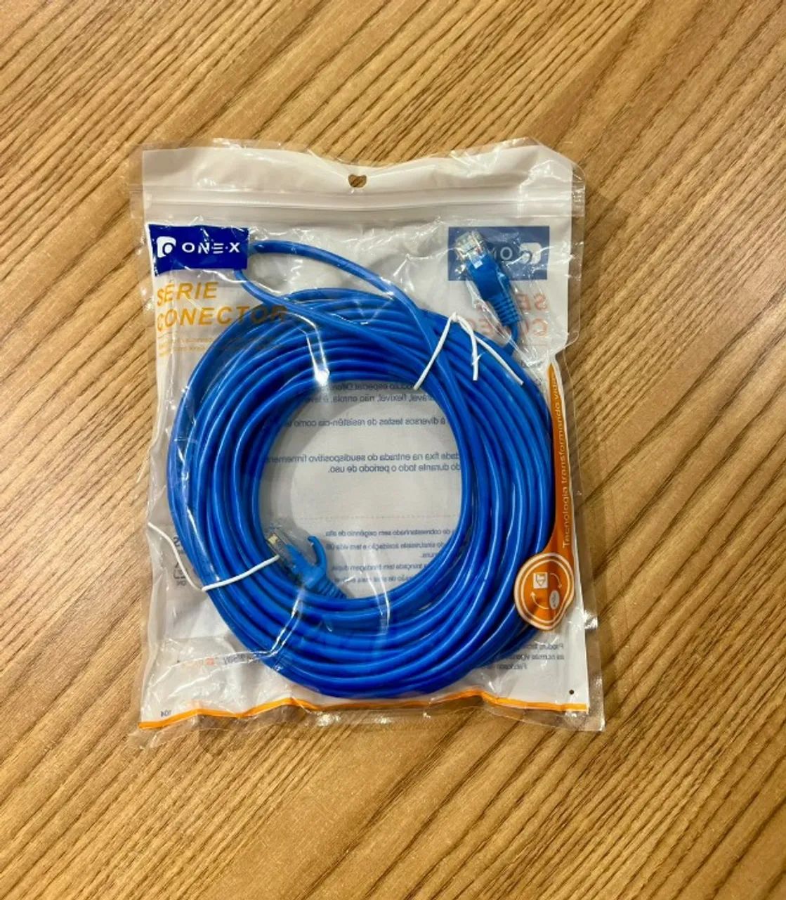 Cabo De Rede RJ45 Azul 10 Metros