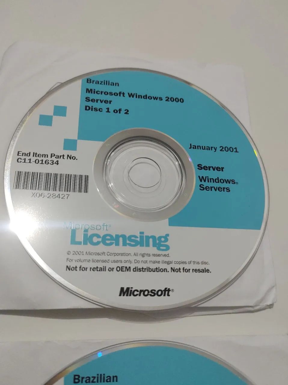 CD anos Windows 2000 server em português original