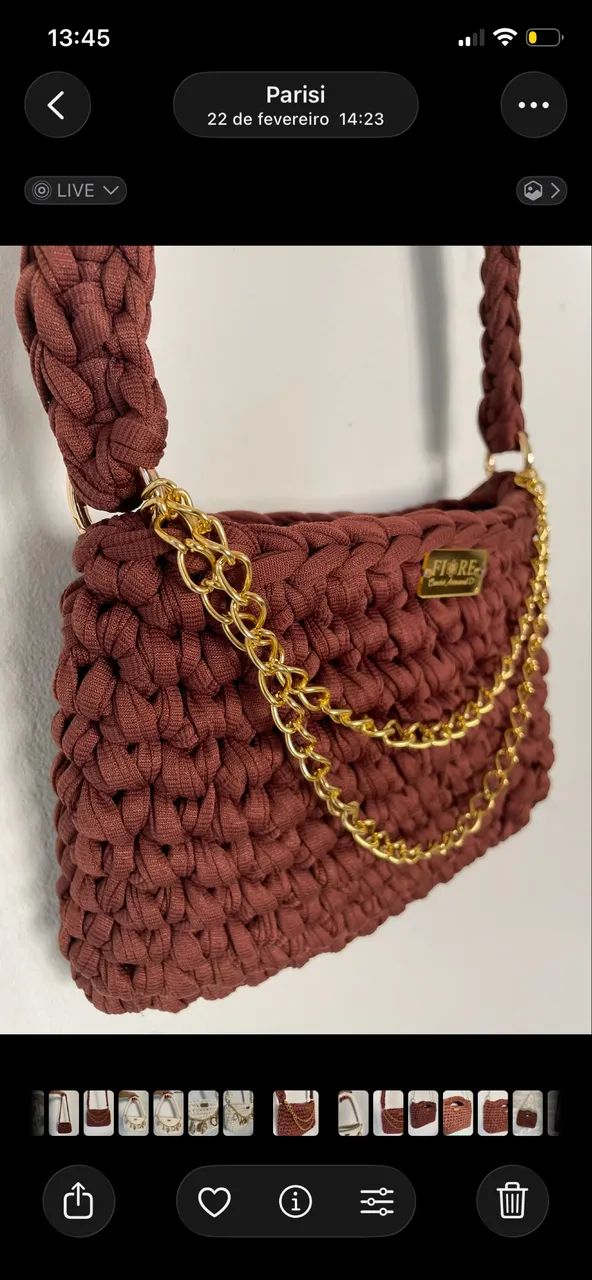 Bolsa de crochê 