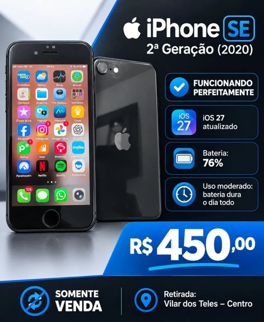 iPhone SE 2° geração (2020)