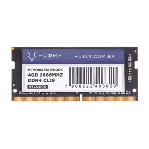 Memória Para Notebook 4GB 2666MHz DDR4 CL19 Husky Gaming