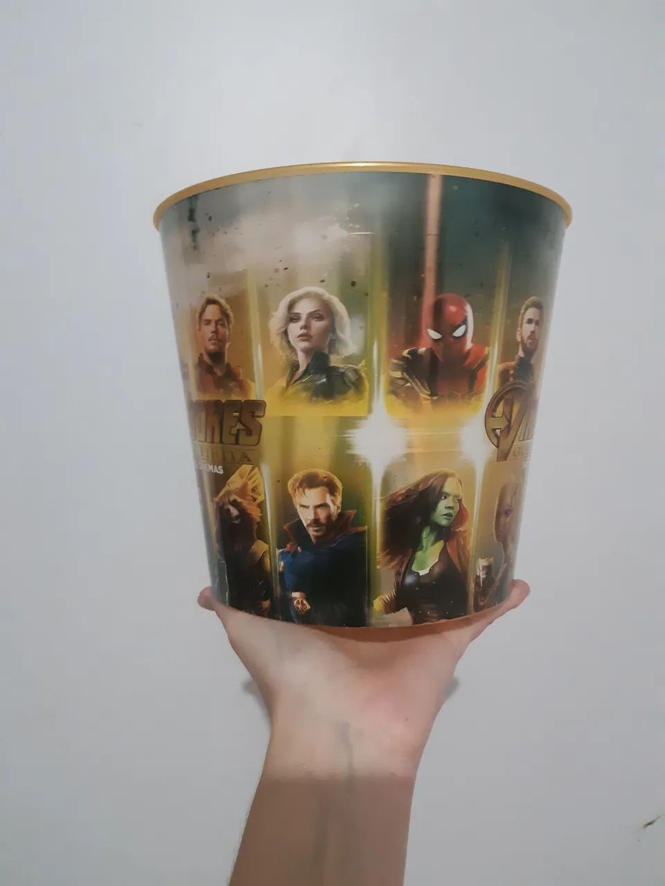 Balde de PipocaVingadores Guerra Infinita Marvel  - Foto 3