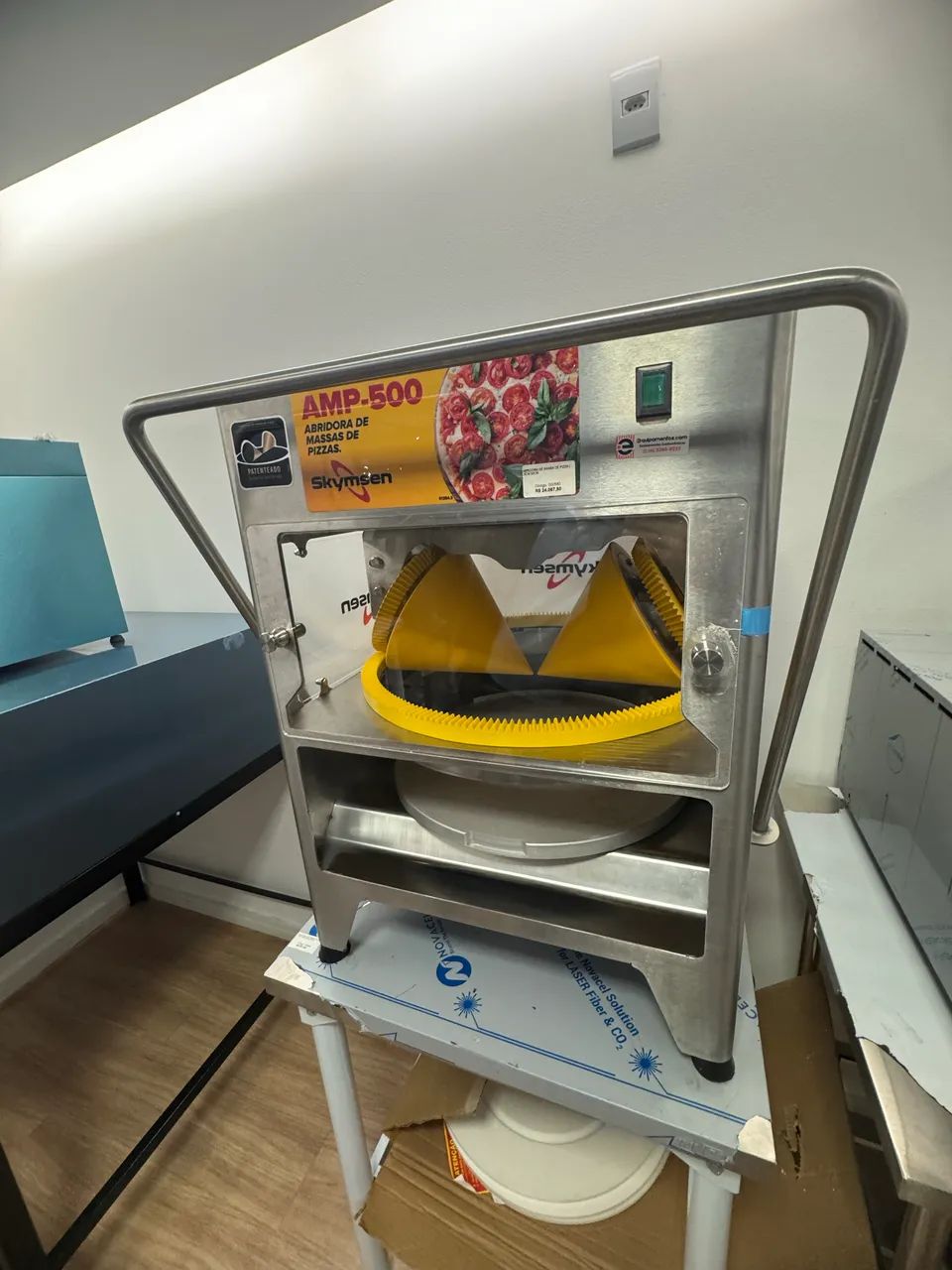 Abridor de massa de pizza até 50cm acompanha 3 discos  - Foto 3