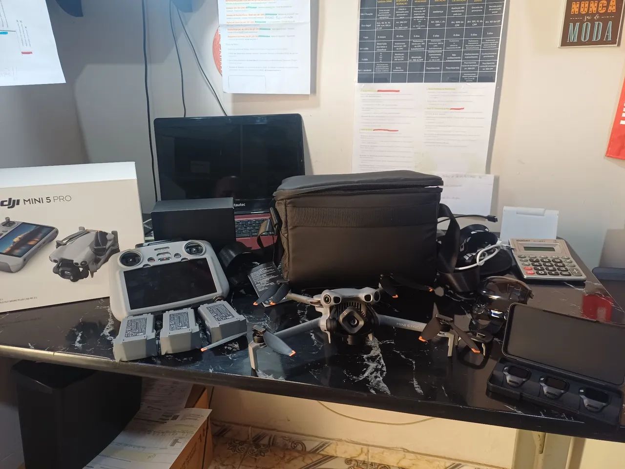 Dji Mini 5 Pró Combo Plus Fly More - Foto 5