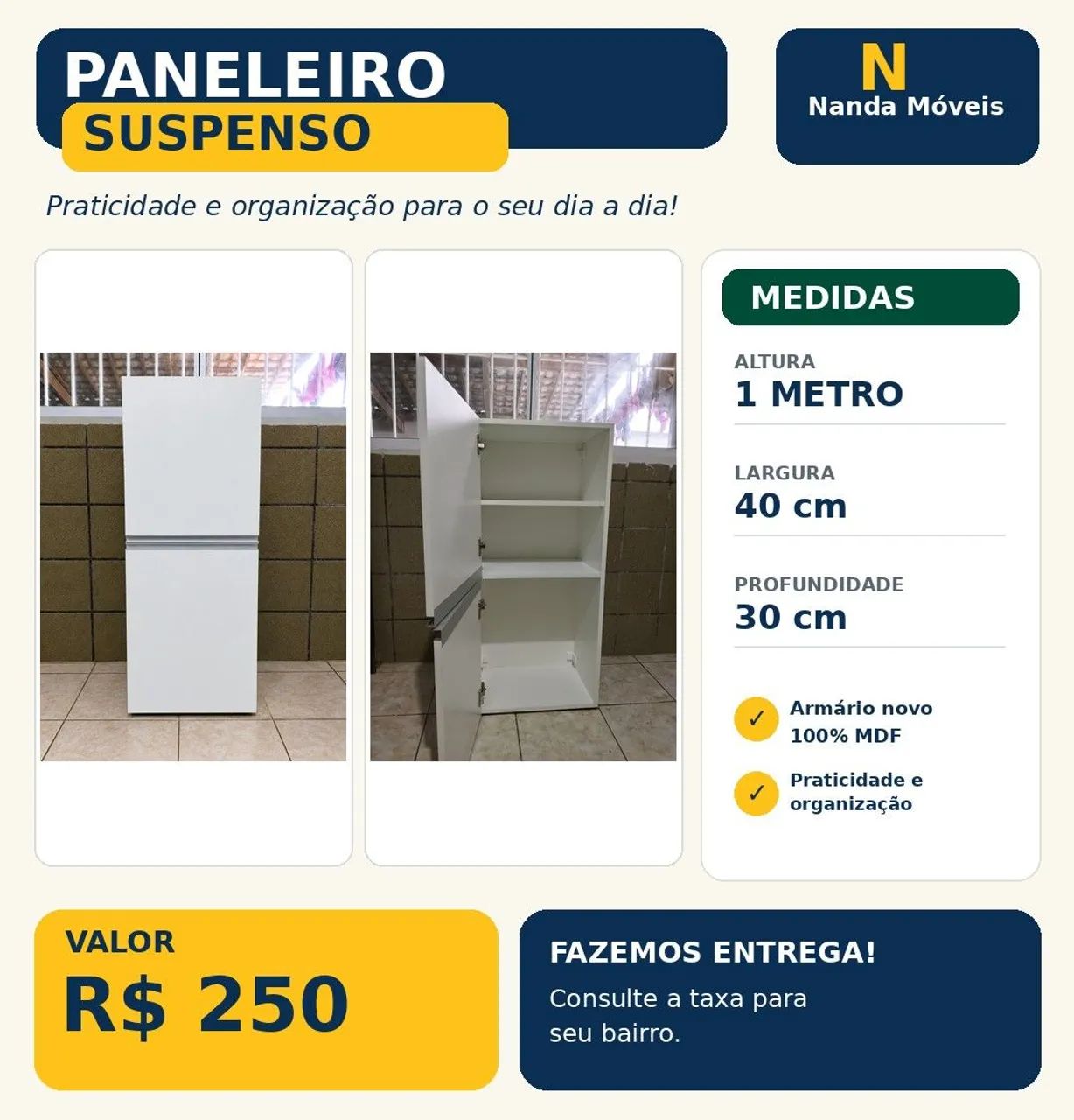 PANELEIRO SUSPENSO 