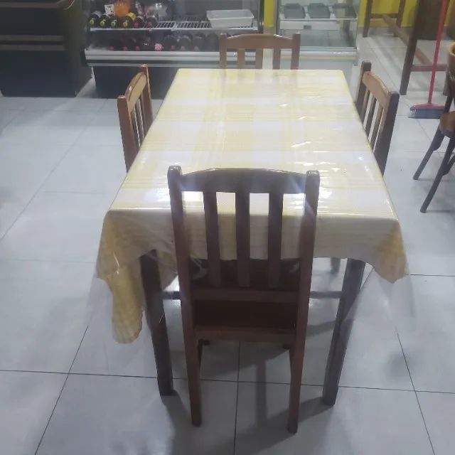 Jogo de mesa em madeira  - Foto 2