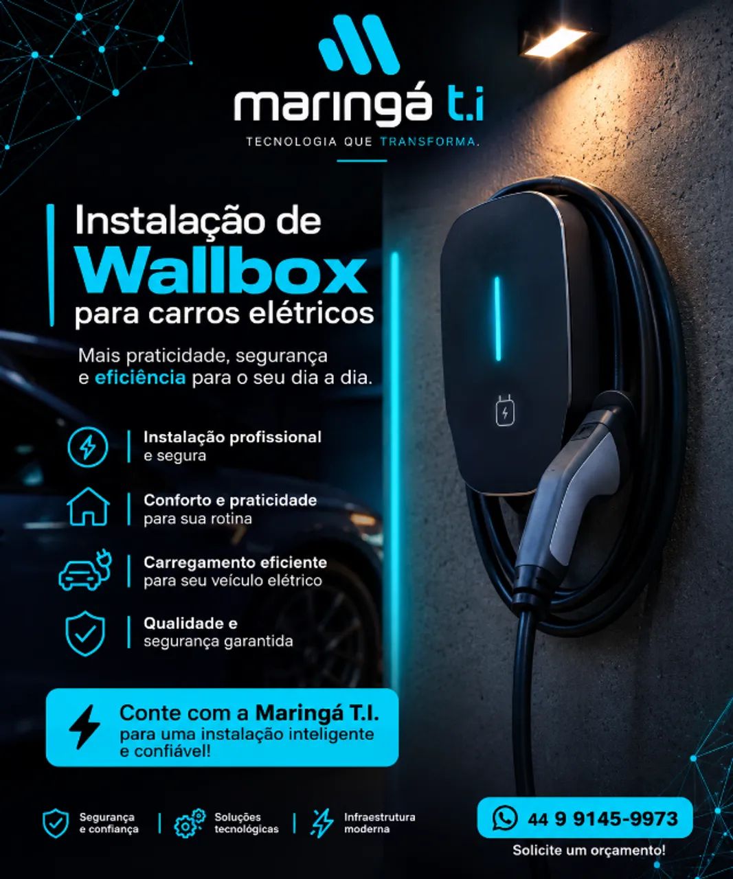 Instalação de Wallbox para Carros Elétricos