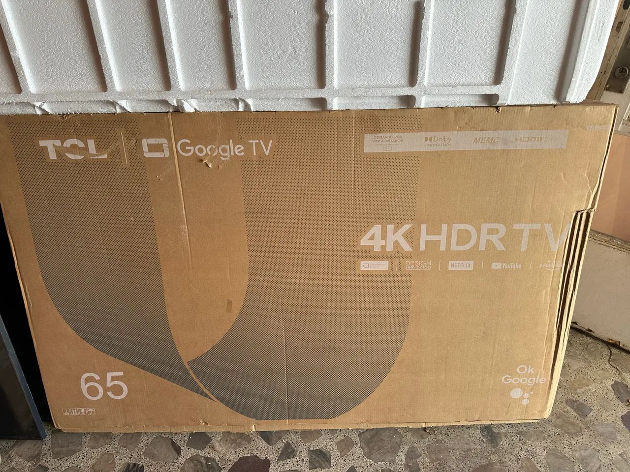 TV SMART TCL 65 NOVA C/ TELA QUEBRADA 400,00