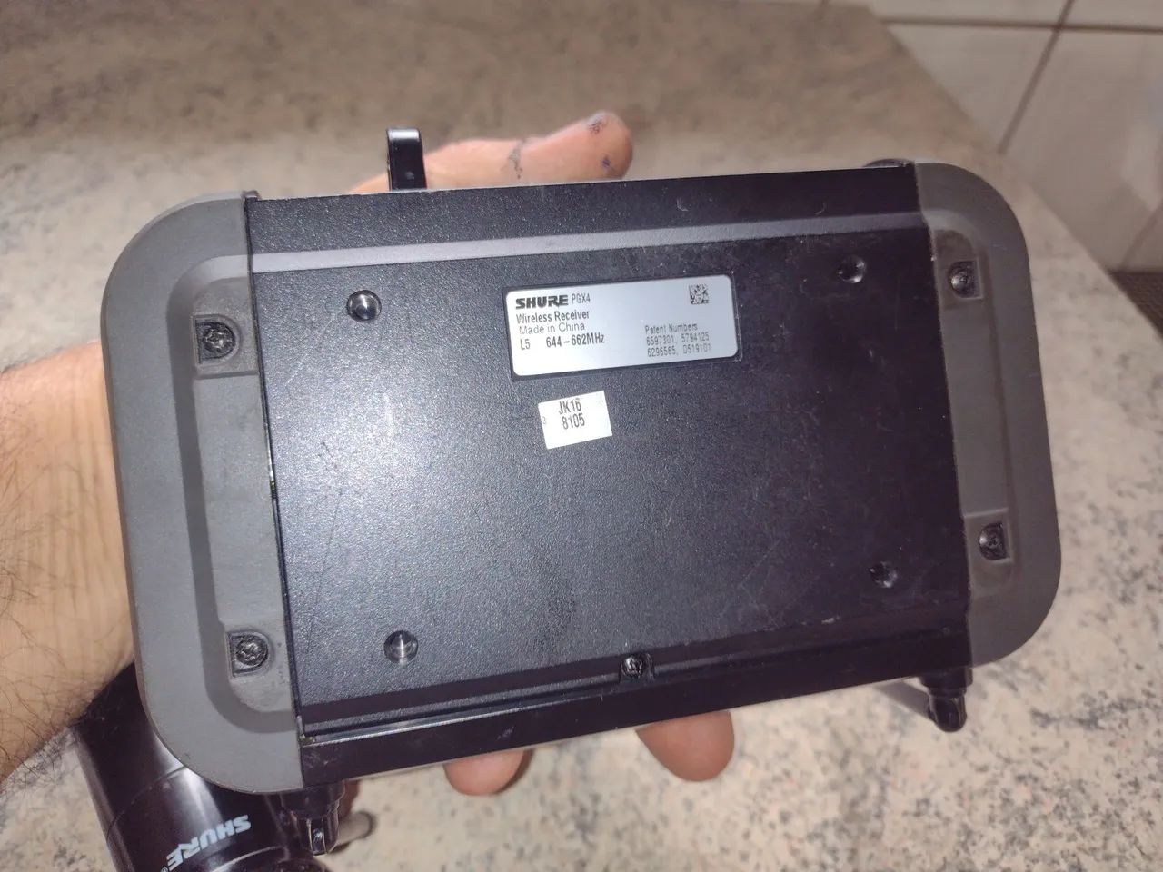 MICROFONE SEM FIO SHURE PGX4  - Foto 3