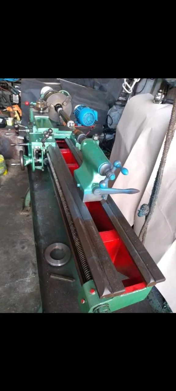 Torno mecânico antigo - Foto 5