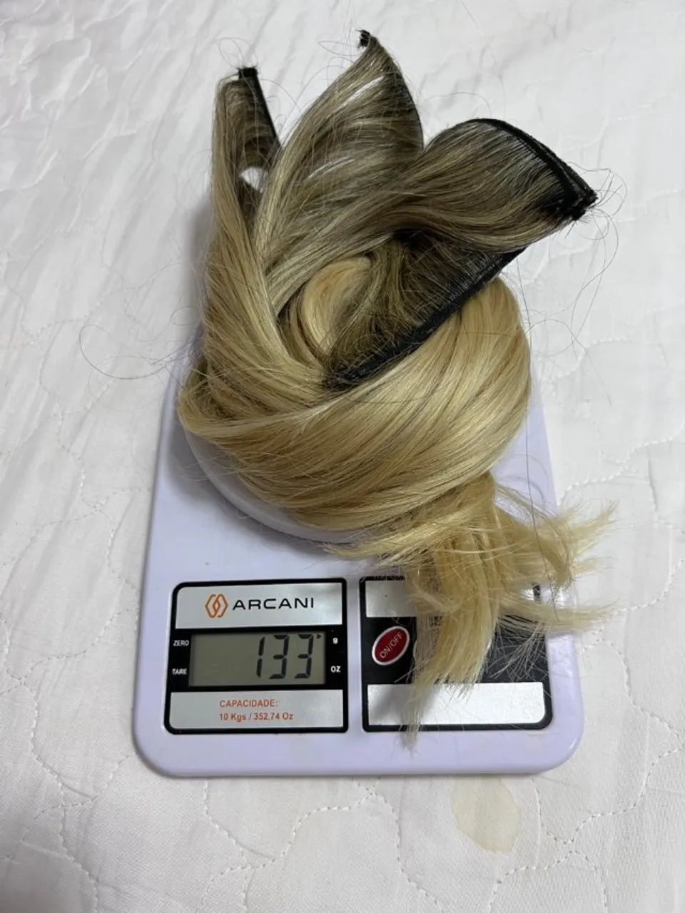 Cabelo mega hair brasileiro loiro - Foto 2