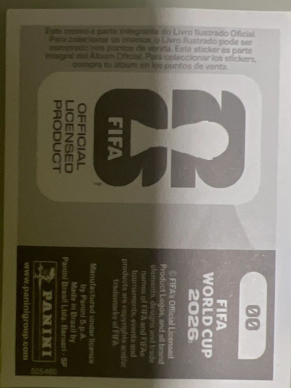 Figurinha Panini 00 - Foto 2