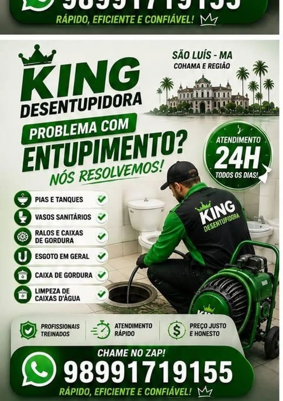 DESENTUPIDORA KING 24HS