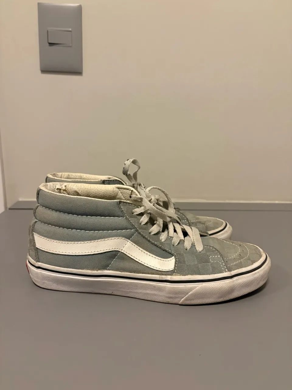Tênis Vans Mid Cinza 