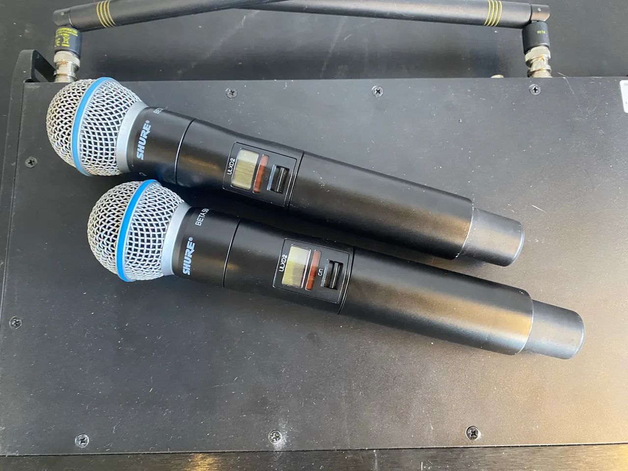 Microfone Shure sem fio duplo ULDX 
