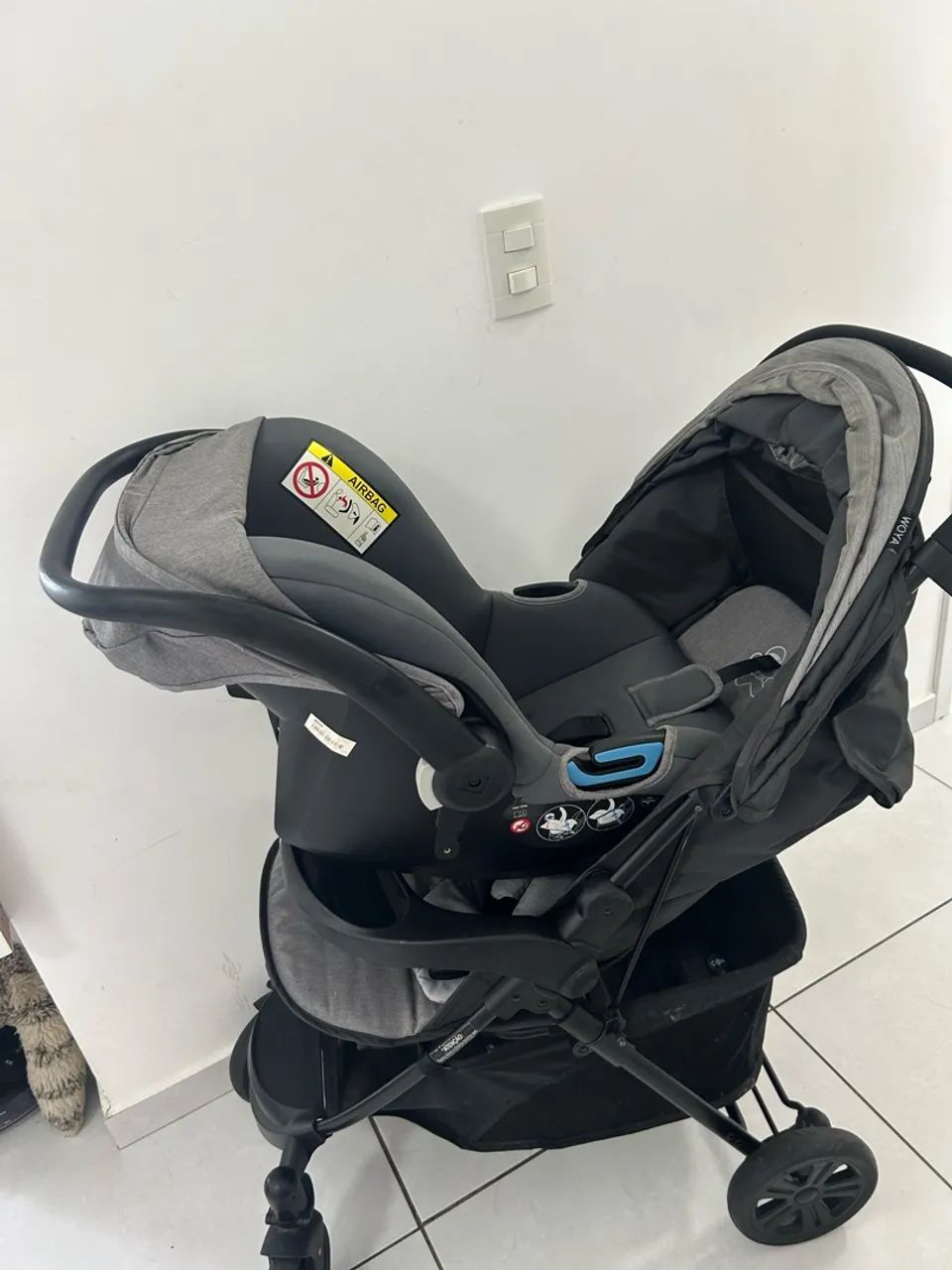 Carrinho de bebê + bebê conforto CBX - Foto 2