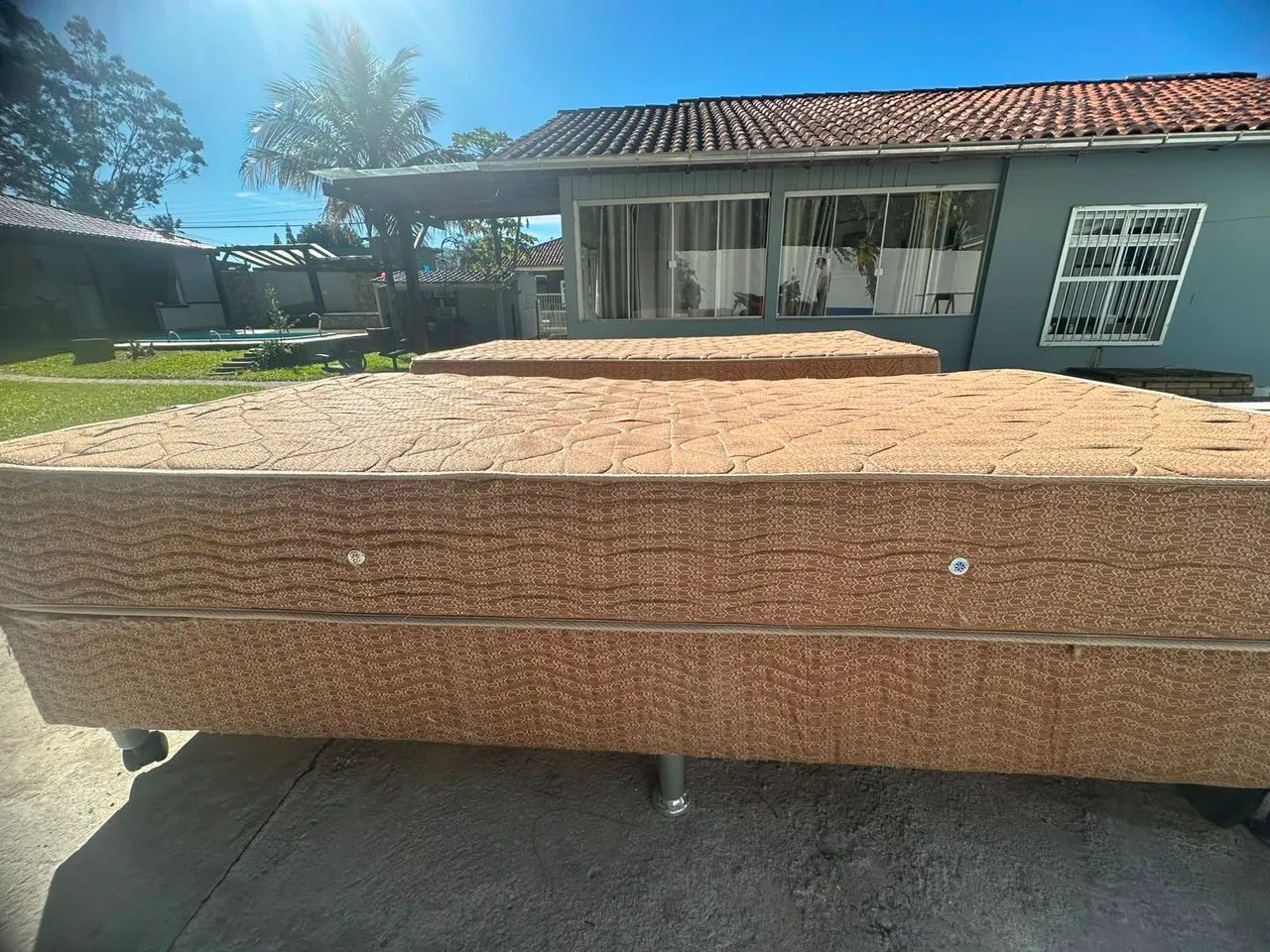 Colchão de Solteiro Ortobom Orthotel com Base Box - Bom Estado - Foto 2