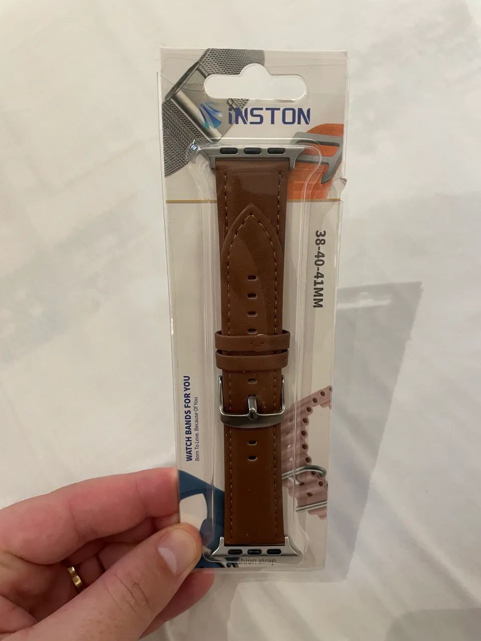 Pulseira de couro Apple Watch 