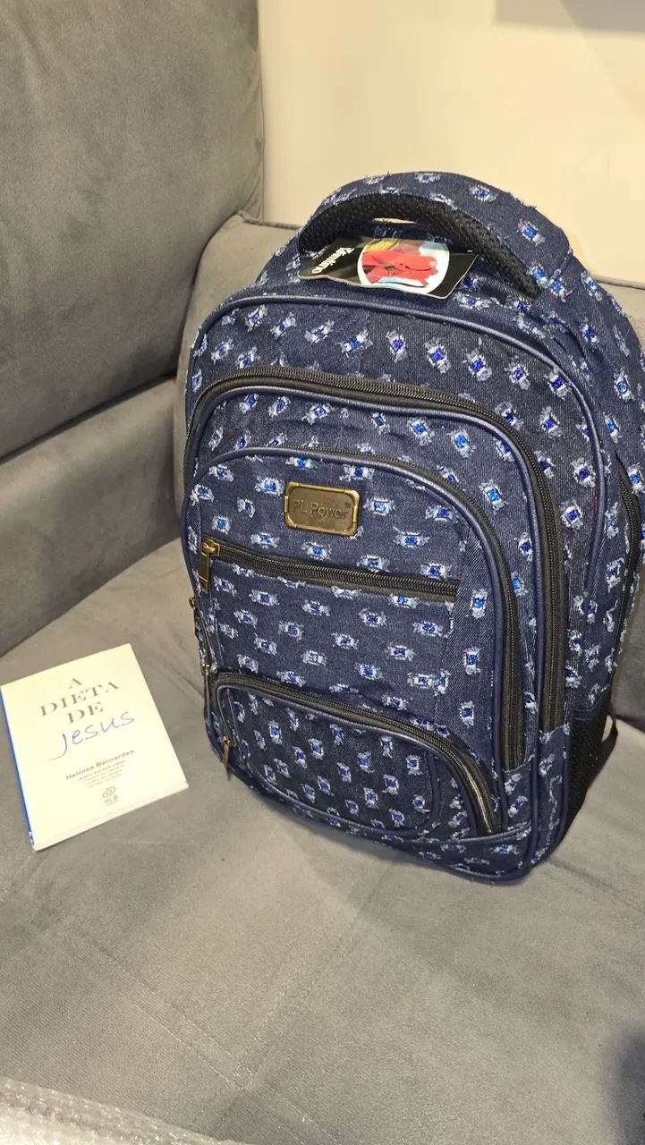 Mochila Jeans Nova - Foto 2