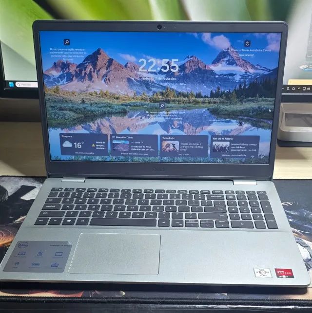 Notebook Dell Inspiron 3505 AMD Athlon Silver 3050U Com Radeon Graphics 2GB SSD 240gb 8gb 