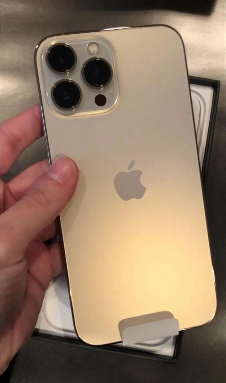 iPhone 13 Pro Max - GOLD/Dourado - bateria 100% - Foto 2
