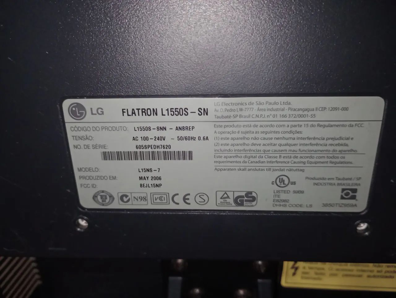 Monitor LG Flatron L155OS - Foto 3