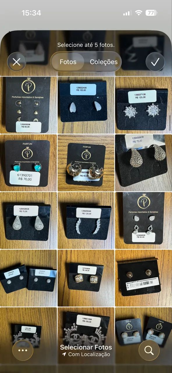 100 pc Semijoia e prata + fornecedor - Foto 5