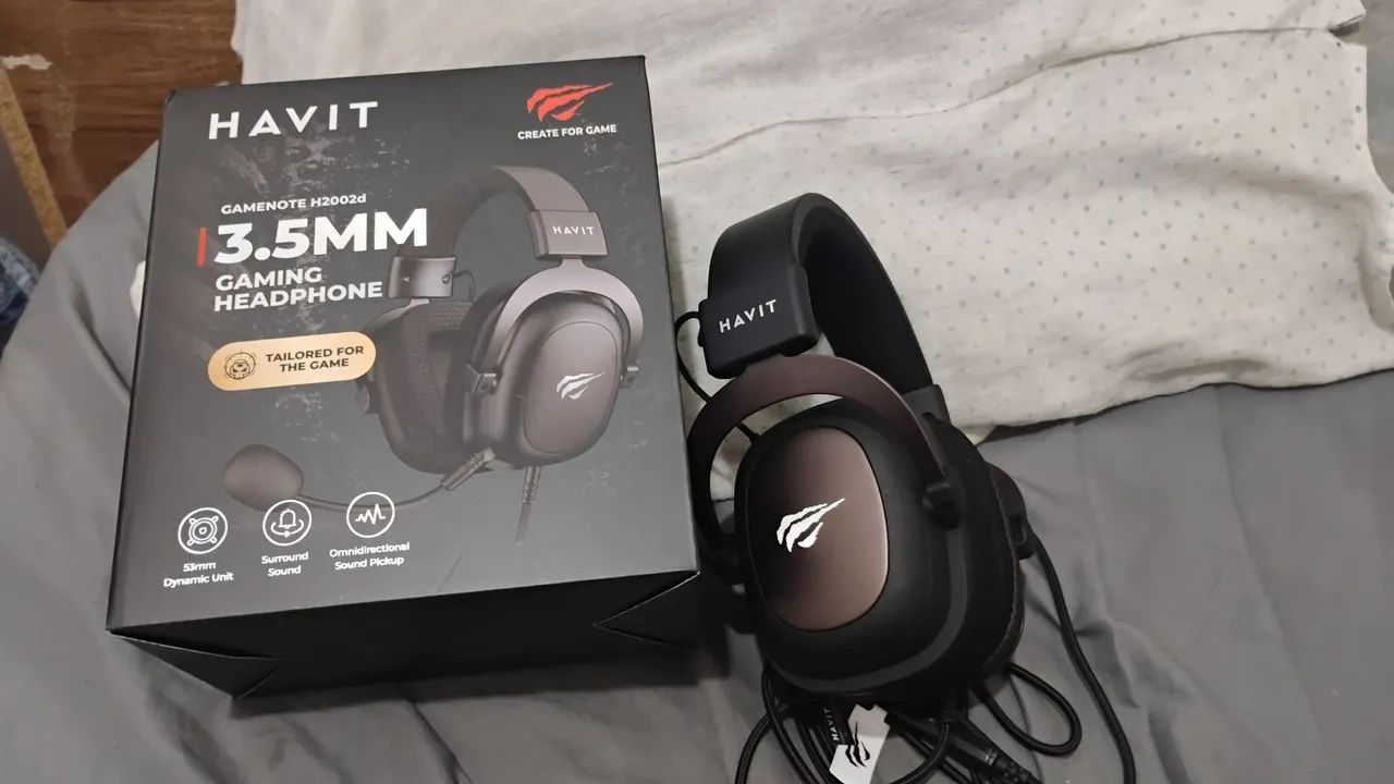 Headset gamer havit h2002d