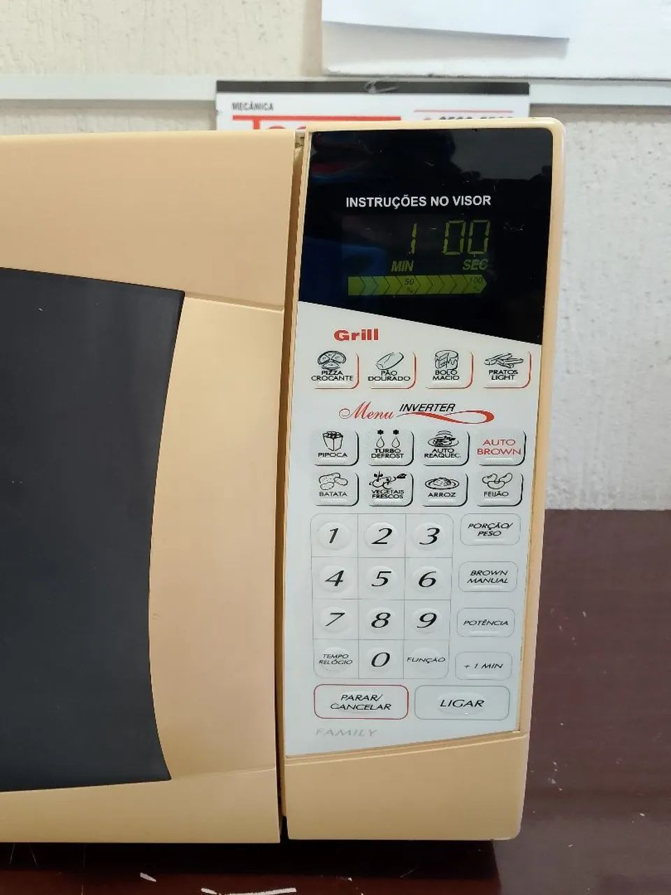 Microondas Panasonic 30lt 220v - Foto 2