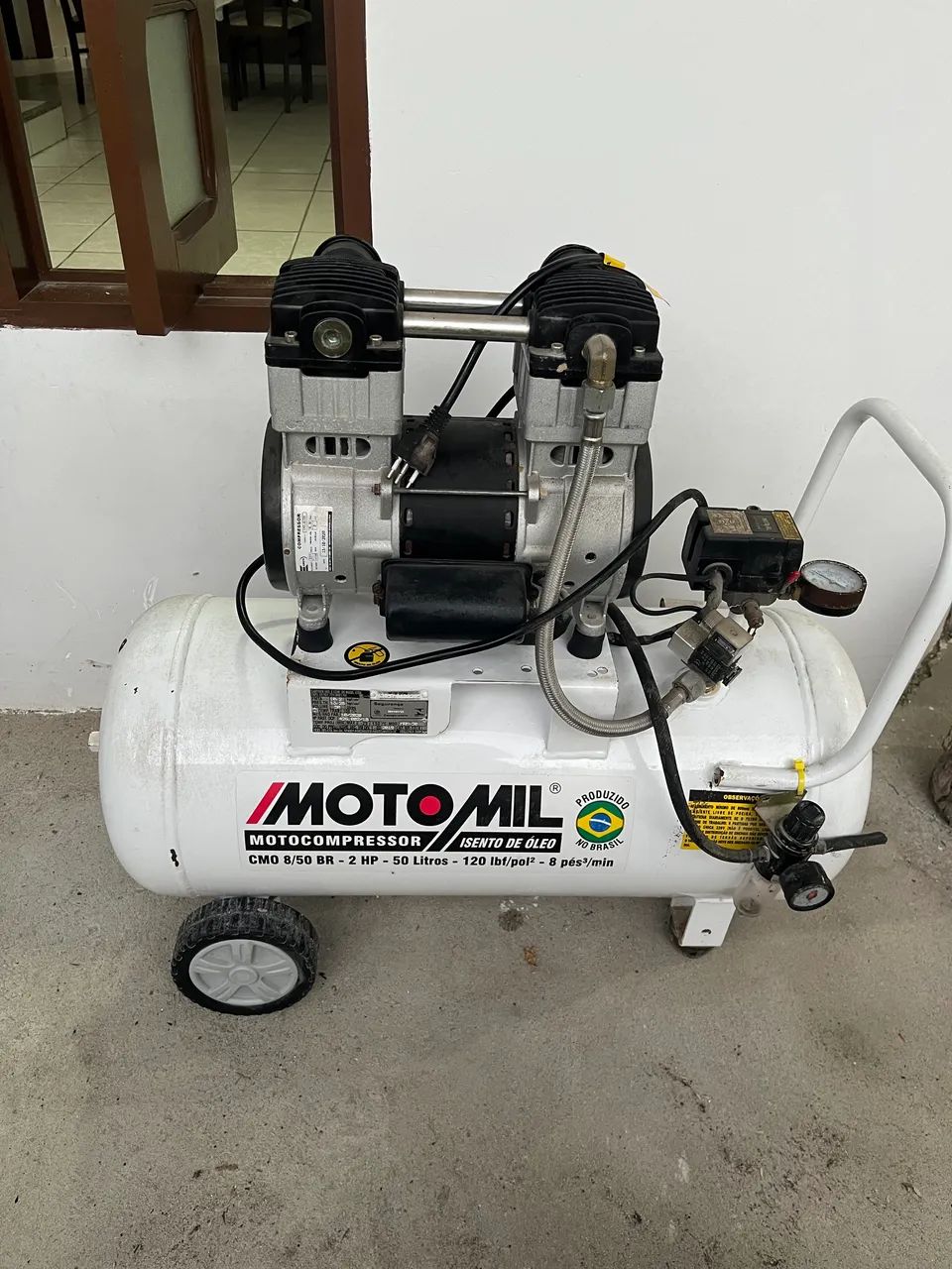 Compressor odontológico 50L seminovo  - Foto 3