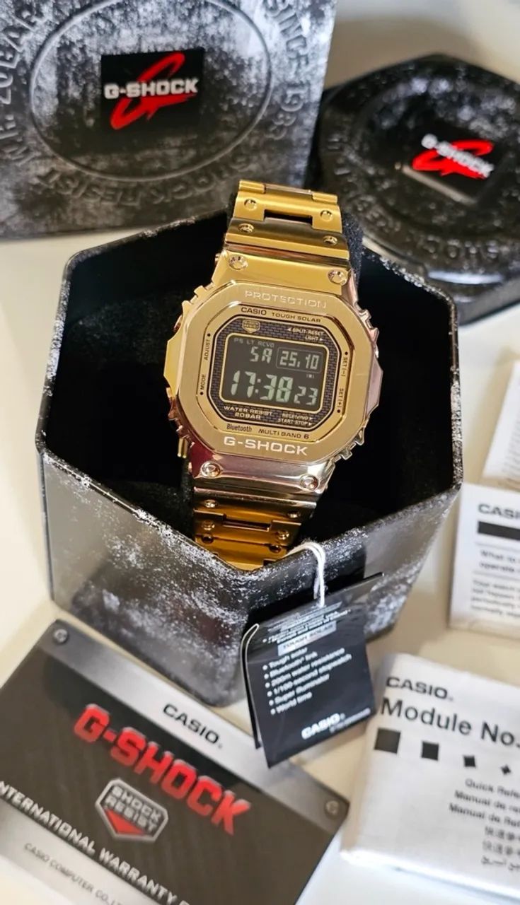 Casio G-Shock em Aço GMW-B5000