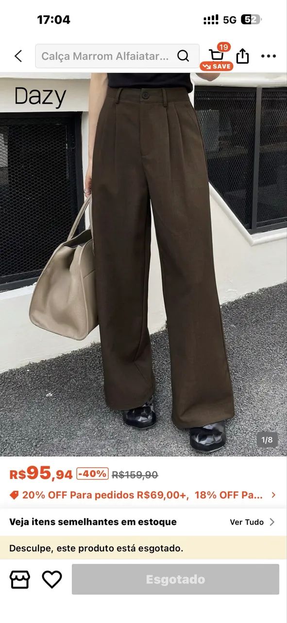Calça Pantalona social feminina  - Foto 2
