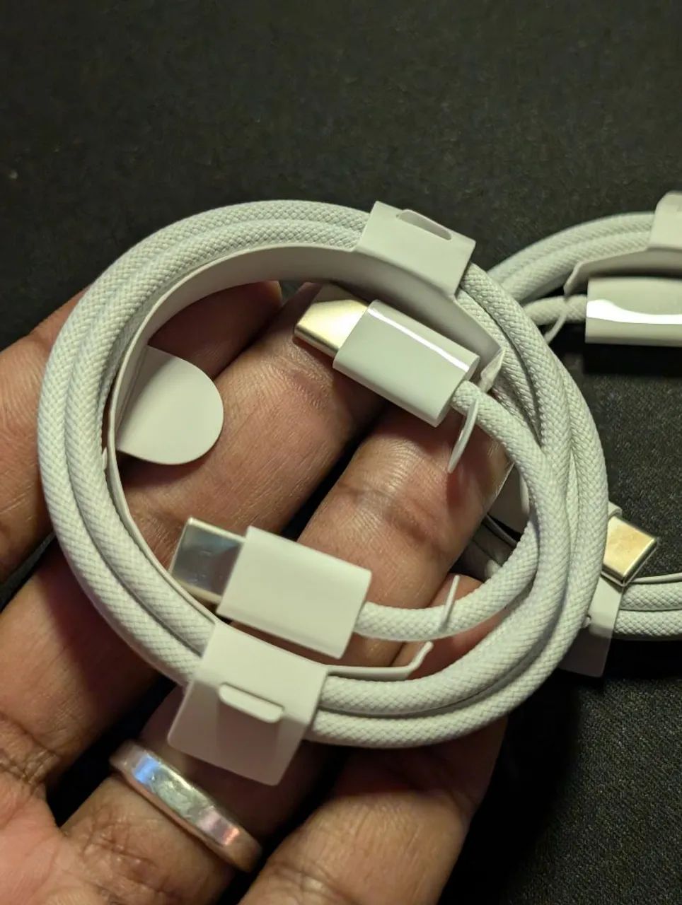 Cabo Apple original USB C trançado  - Foto 2