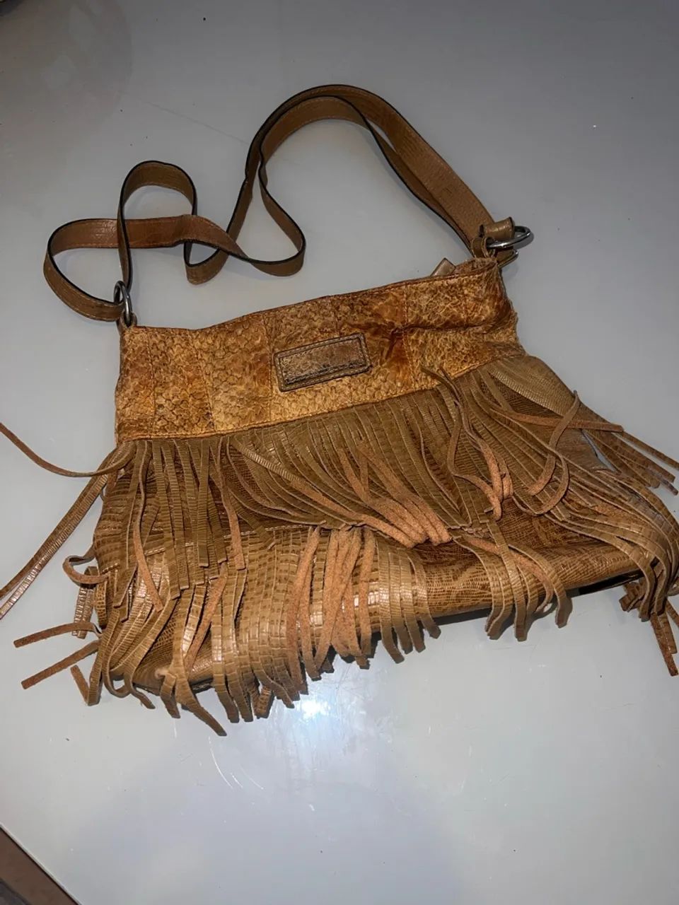 Bolsa de couro boho - Foto 2
