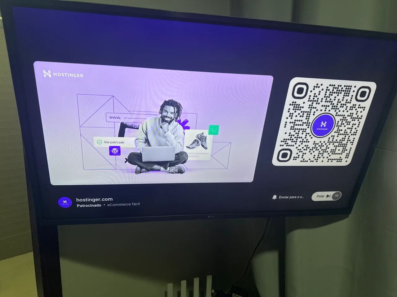 Smart TV LG 43 modelo 43LR6700PSA - Foto 4