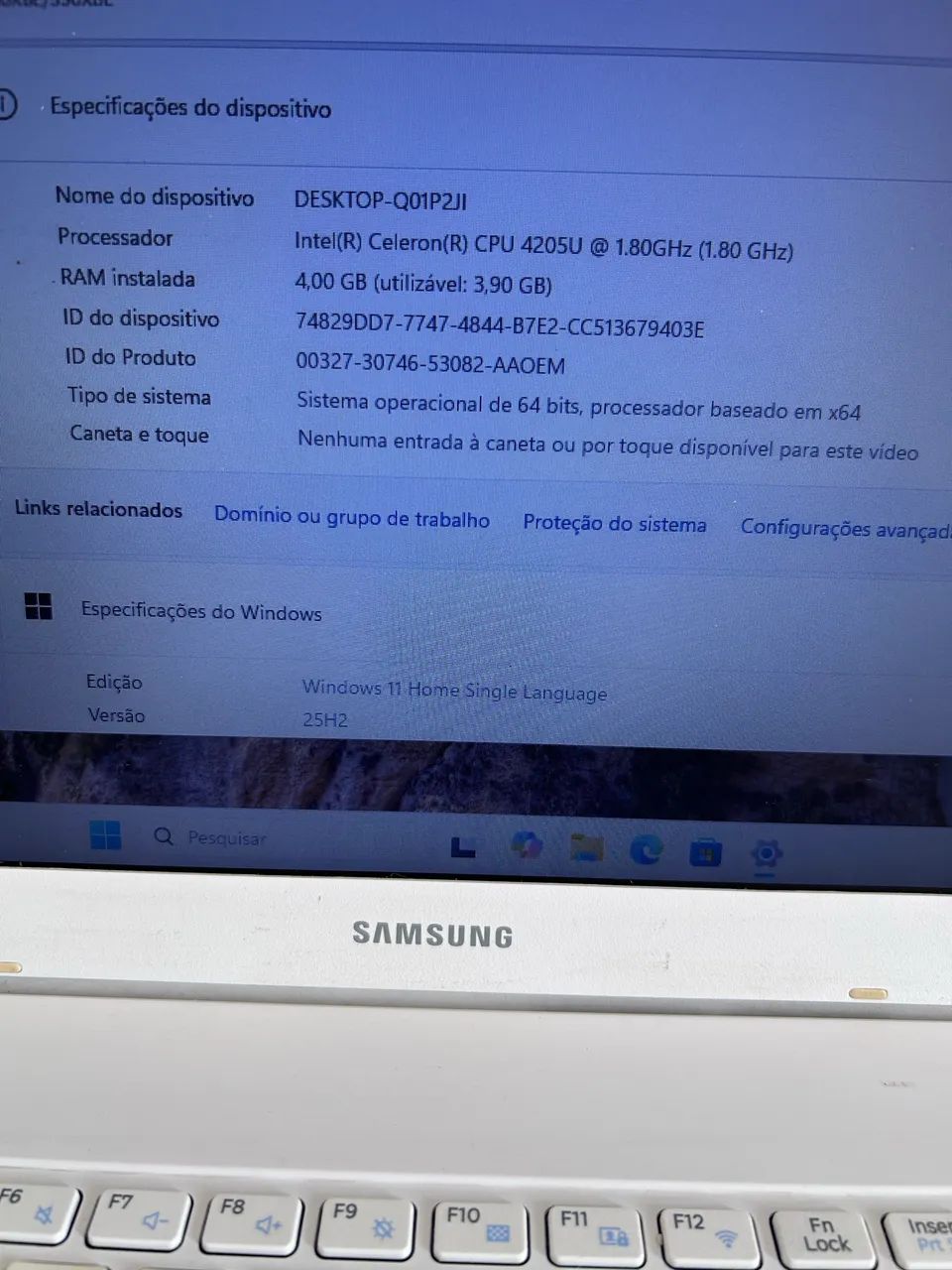 Notebook Samsung  - Foto 3