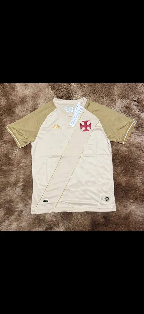 Camisa Vasco dourada