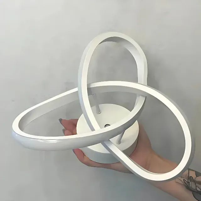 uminária Crevo De Teto Led Plafon Sobrepor Infinito Branco 20w 3 Em 1 - Foto 5