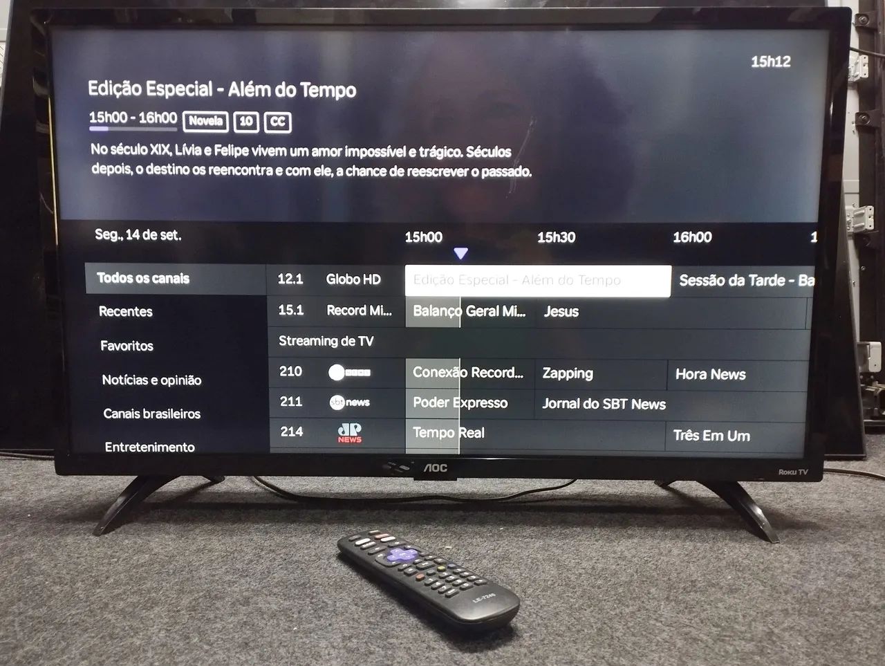 Tv Smart 32" AOC Roku ( com garantia ) - Foto 4