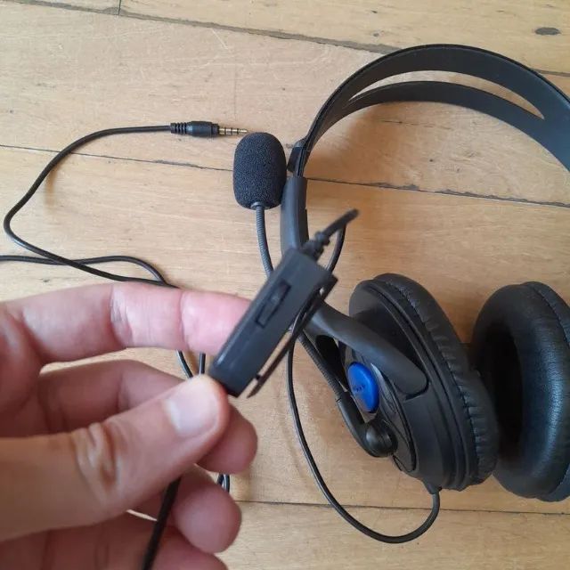  *fone headset microfone lapela volume p3 