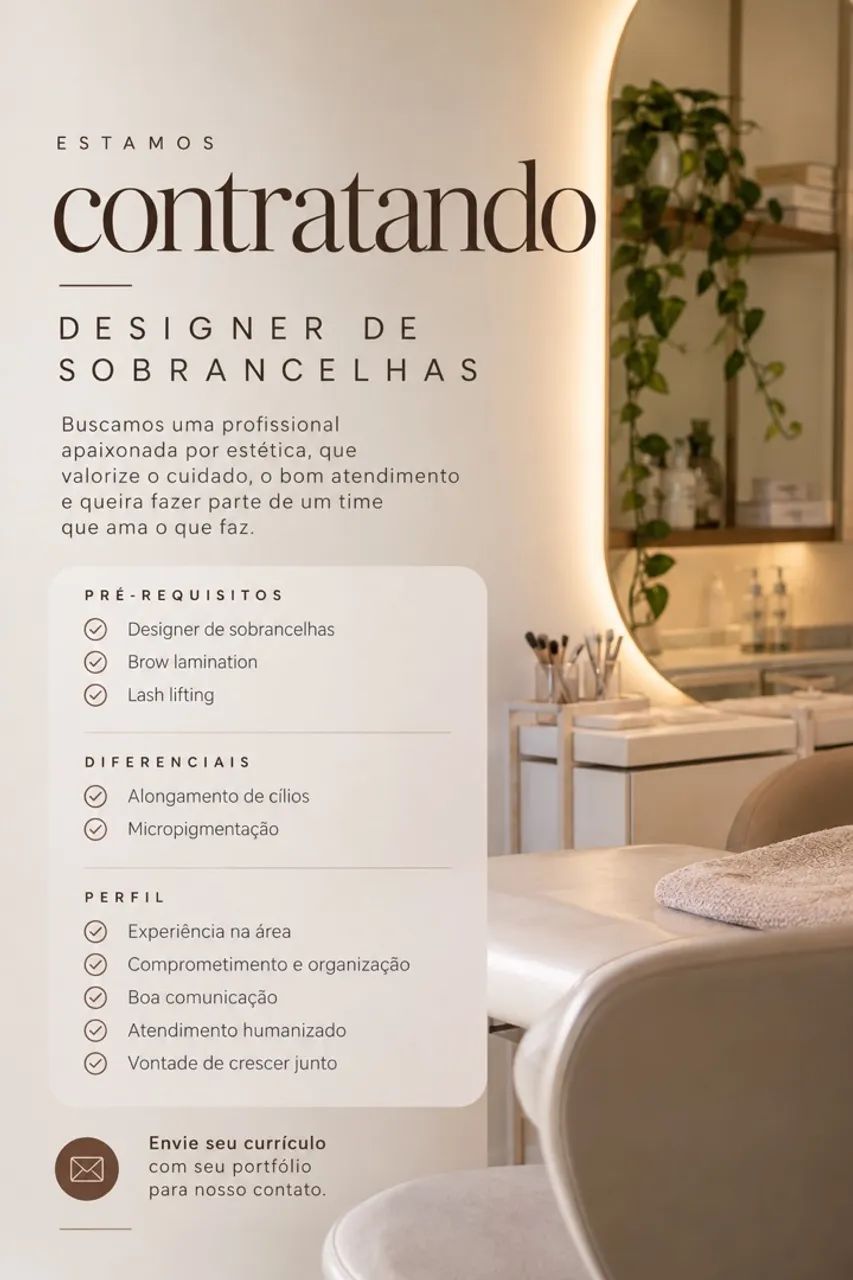 Designer de Sobrancelhas 