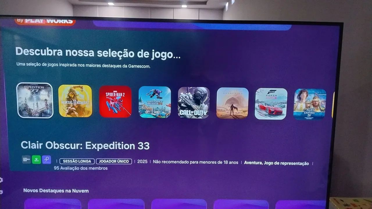 Smartv 50 polegadas 4k Samsung Xbox integrado 